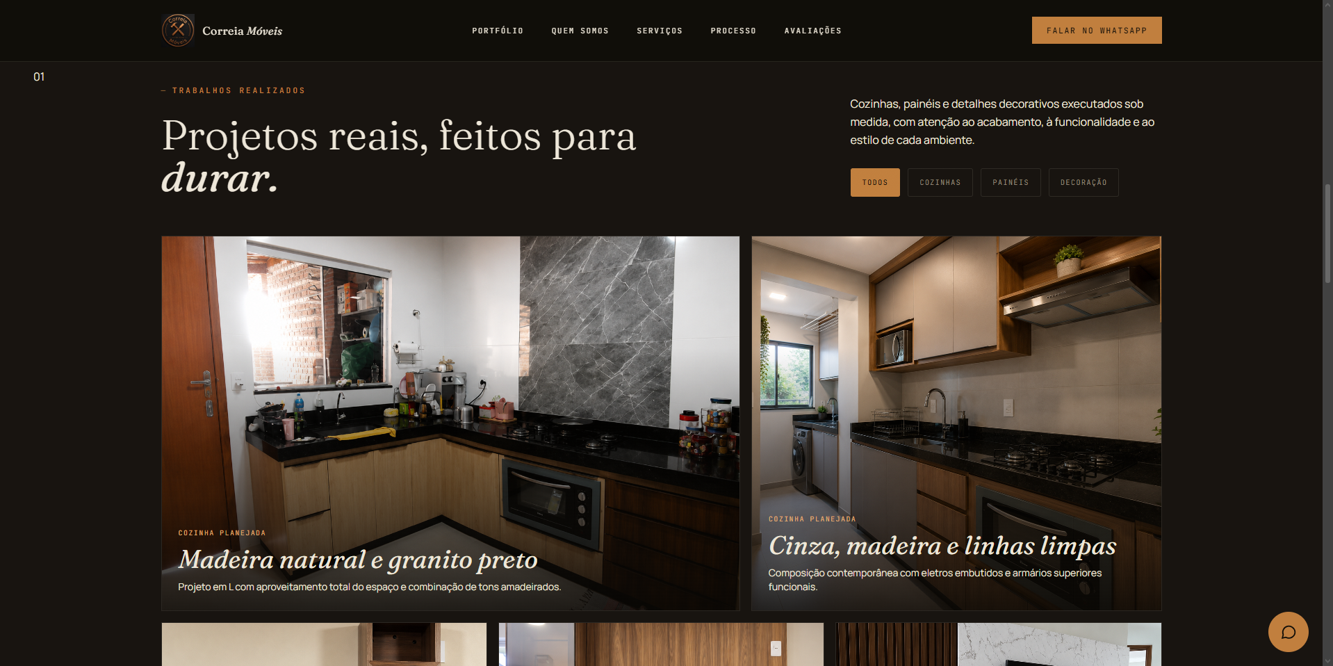 Portfólio de projetos